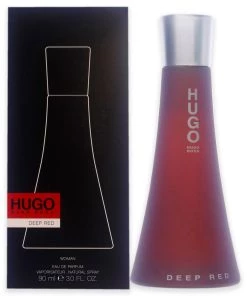 Best reviews of ❤️ Hugo Deep Red by Hugo Boss for 👩 Women - 3 oz EDP Spray 🔔