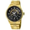 Brand new ⭐ GV2 Giromondo Men's ⌚ Watch Black Dial Yellow Gold Bracelet 👍