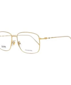 Cheapest 😍 men Hugo Boss Rectangular Eyeglasses BOSS1312 J5G Gold 57mm 1312 🤩