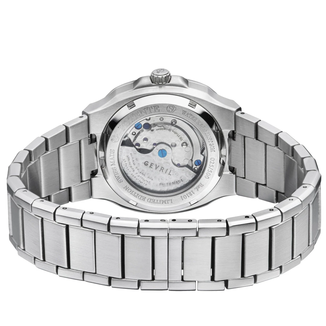 Deals 𧨠GV2 Automatic Potente Men's β Watch Blue Dial Stainless Steel Bracelet π - Image 3