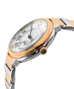 Hot Sale 🎁 GV2 Rome 👩 Women's Silver Dial Two Tone Rose Gold Bracelet ⌚ Watch ⌛