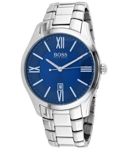 Best deal 😍 Hugo Boss Men's Blue dial ⌚ Watch 😍