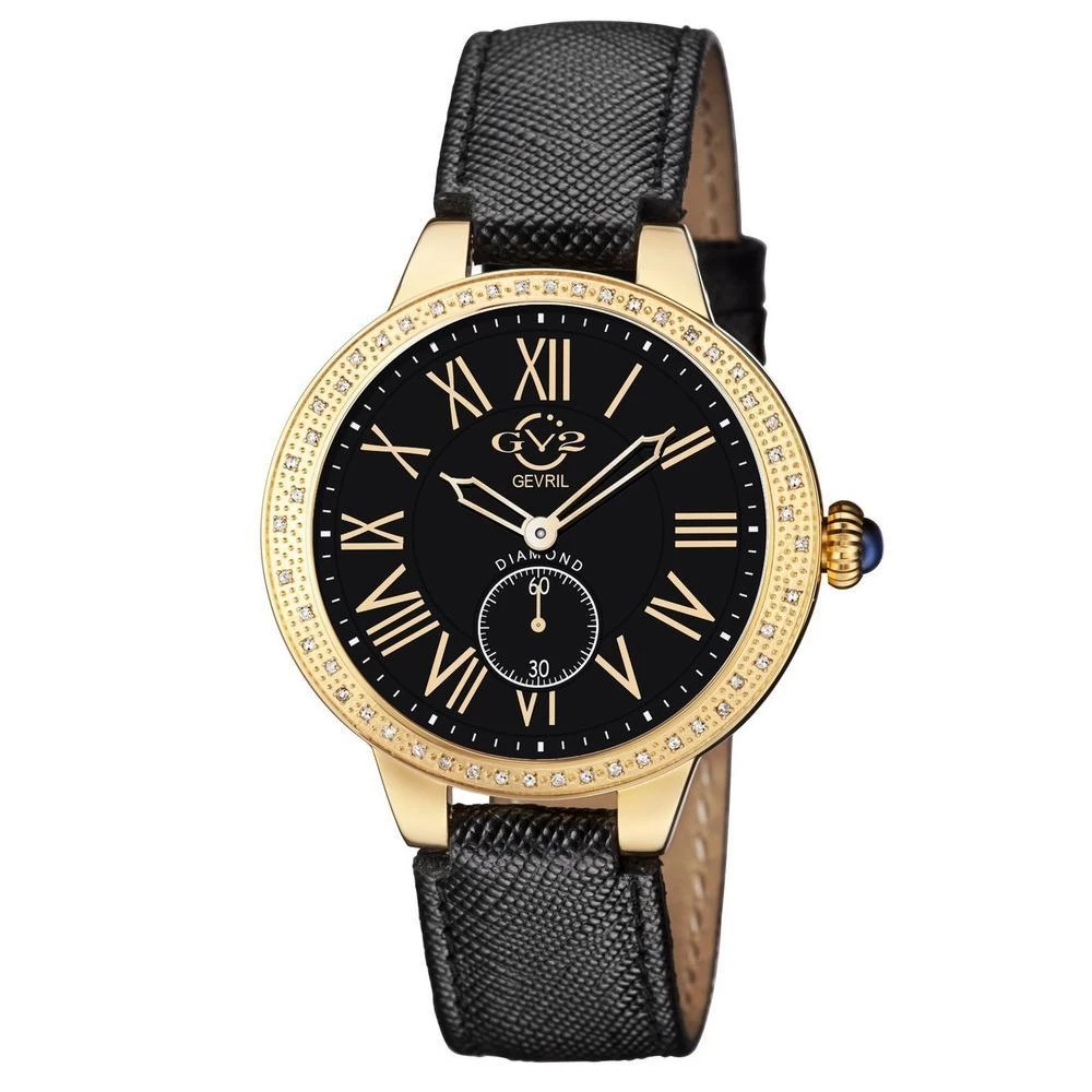 Cheapest ๐ GV2 Astor ๐ฉ Women's โ Watch Black Dial Calfskin Leather Strap ๐