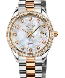 Best deal ๐ GV2 ๐ฉ Women's Turin Diamond, White MOP Dial, IPRG Stainless Steel โ Watch ๐