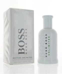 Cheap 🎁 Hugo Boss MHUGOBOSS6UNLIMIT33 3.3 oz Hugo Boss Eau De Toilette Spray 🔔