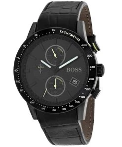 Budget 👍 Hugo Boss Men's Black dial ⌚ Watch 😉