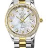 New 🌟 GV2 👩 Women's Turin Diamond,White MOP Dial, Two toned IPYG Stainless Steel ⌚ Watch ❤️