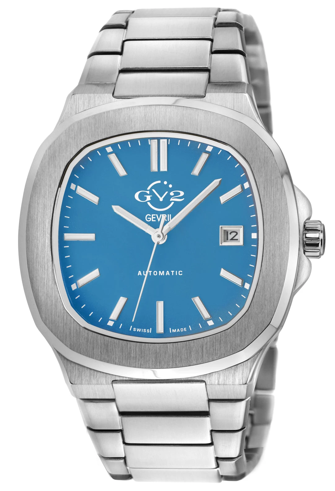 Promo โ GV2 Automatic Men's Potente Sky Blue Dial 316L Stainless Steel Bracelet โ Watch ๐ฅ