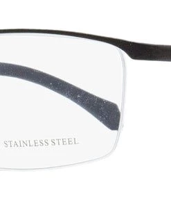 Discount ⭐ Hugo Boss Men's Carbon Fiber Eyeglasses B1104F 807 Black/Matte Black 55mm 😀