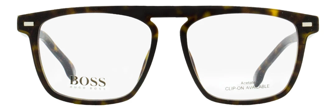 Best reviews of ๐ฏ Hugo Boss Men's Square Eyeglasses B1128 086 Havana 54mm โ - Image 2