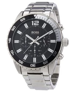 Deals 🎉 Hugo Boss Men's Classic Black Dial ⌚ Watch 🎉