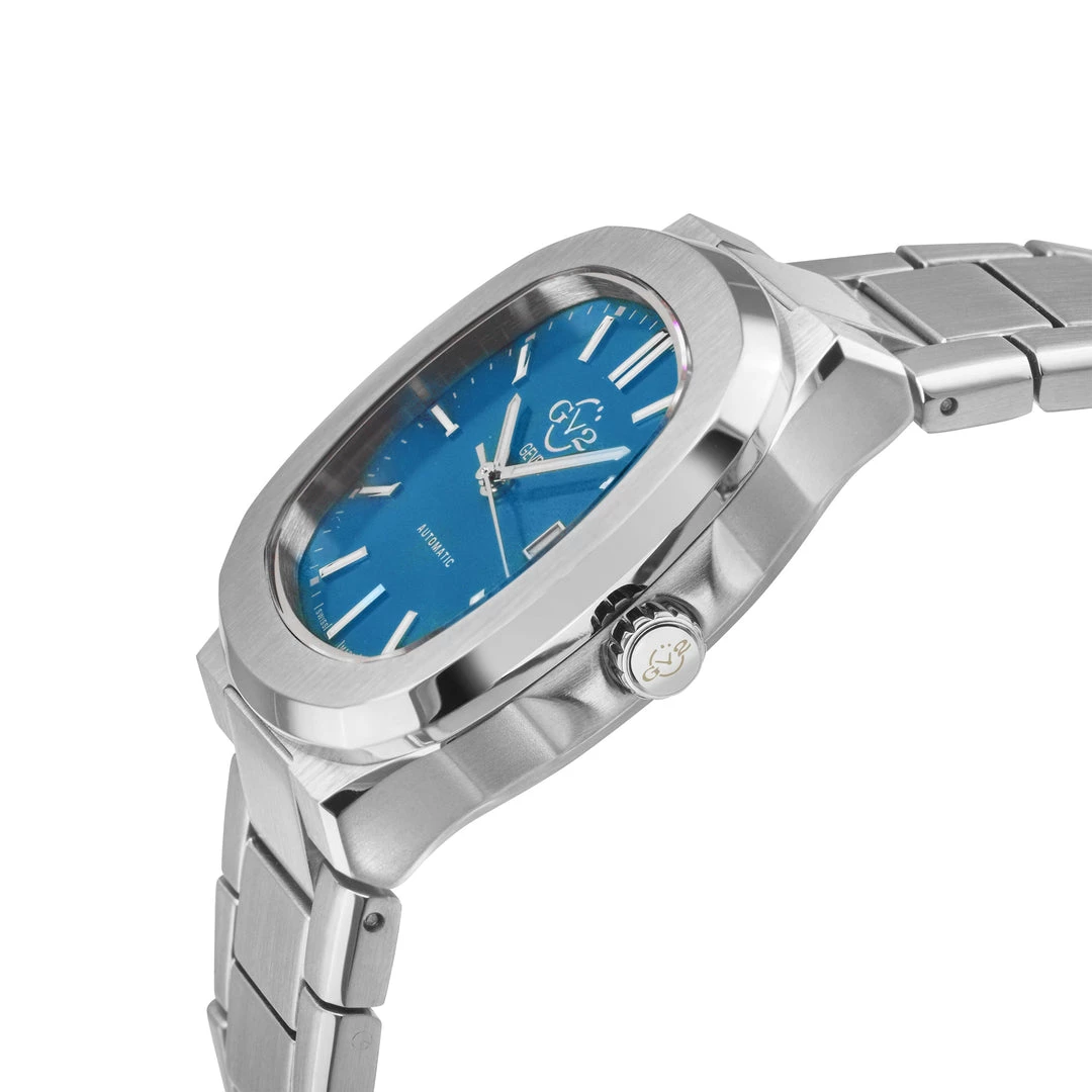 Promo โ GV2 Automatic Men's Potente Sky Blue Dial 316L Stainless Steel Bracelet โ Watch ๐ฅ - Image 2