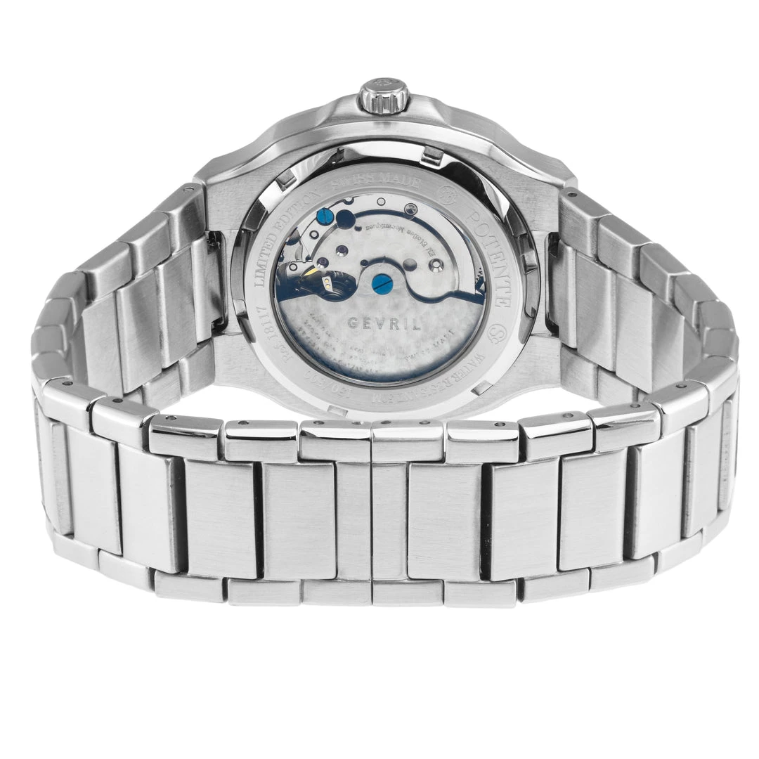 Best Sale ๐ GV2 Automatic Men's Potente Blue Dial 316L Stainless Steel Bracelet โ Watch โค๏ธ - Image 3